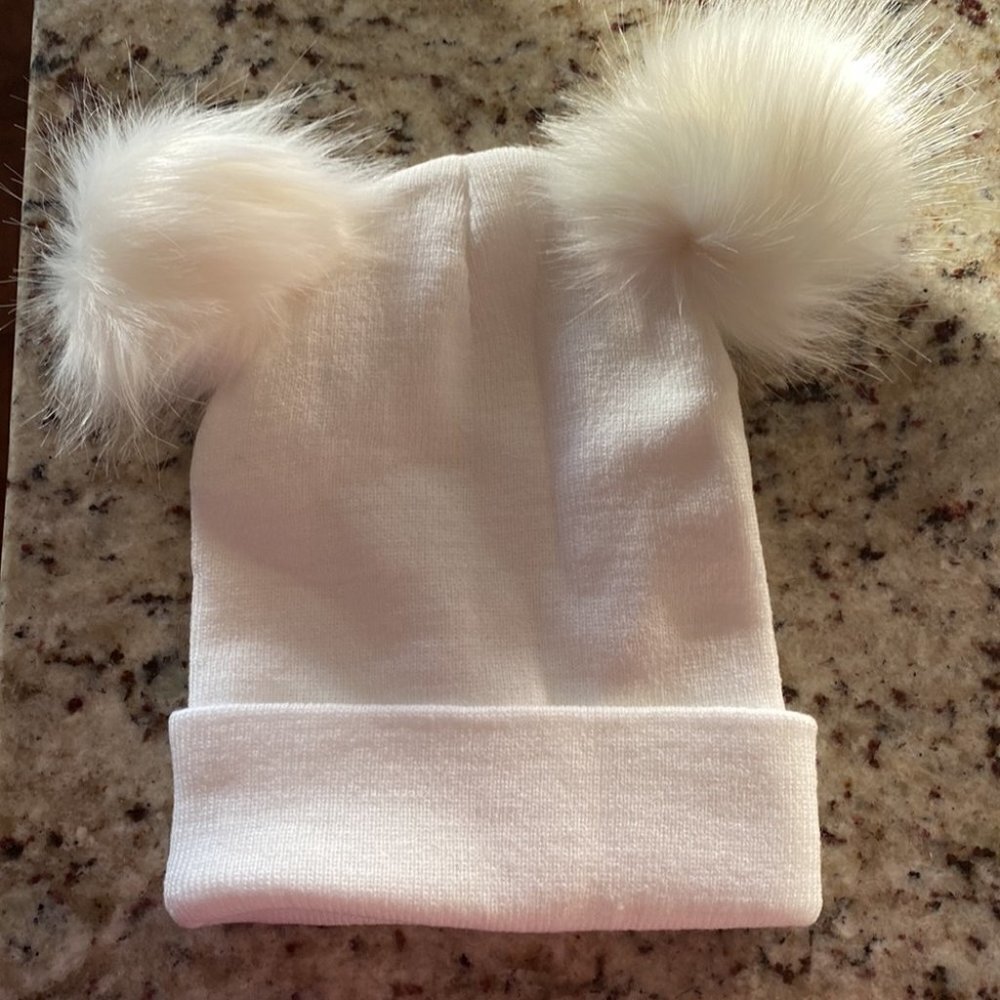 New Double Pompom Beanies - Picture 3 of 5